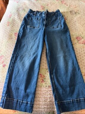 bagatelle Dark Blue Wide-Leg Denim Jeans